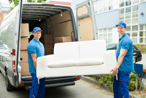 Man and van removals service helping with a local move in Cranham