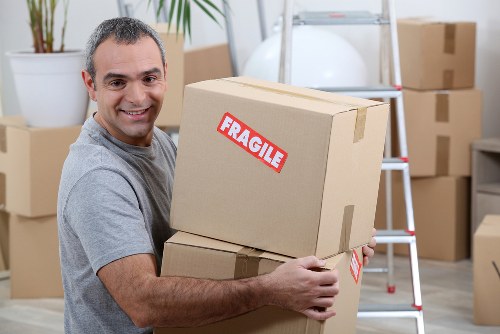 Removal van ready for a home move in Cranham