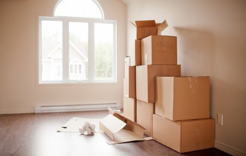 Careful loading of household furniture for removals in Cranham