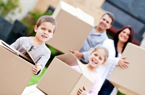 Careful loading of furniture and boxes for a Cranham home move