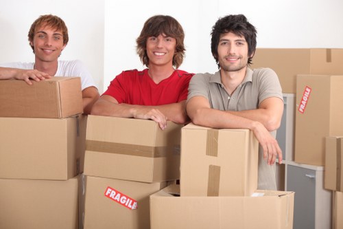 Removal team preparing a home move in Cranham