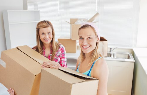 Household items being loaded for a local Cranham move